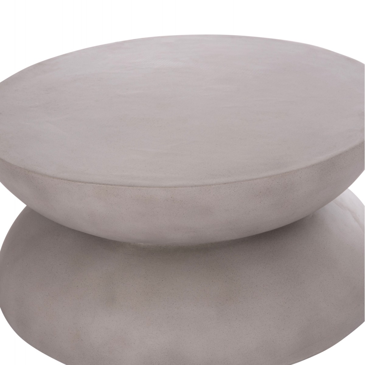 ΤΡΑΠΕΖΙ ΣΑΛΟΝΙΟΥ ANNA HM18158.03 FIBER CEMENT ΣΕ ΓΚΡΙ--Φ92x44.5Υεκ