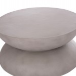 ΤΡΑΠΕΖΙ ΣΑΛΟΝΙΟΥ ANNA HM18158.03 FIBER CEMENT ΣΕ ΓΚΡΙ--Φ92x44.5Υεκ