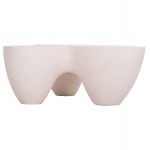 ΤΡΑΠΕΖΙ ΣΑΛΟΝΙΟΥ SALLEN HM18161.02 FIBER CEMENT ΣΕ ΛΕΥΚΟ--108x94x38,5Υεκ.