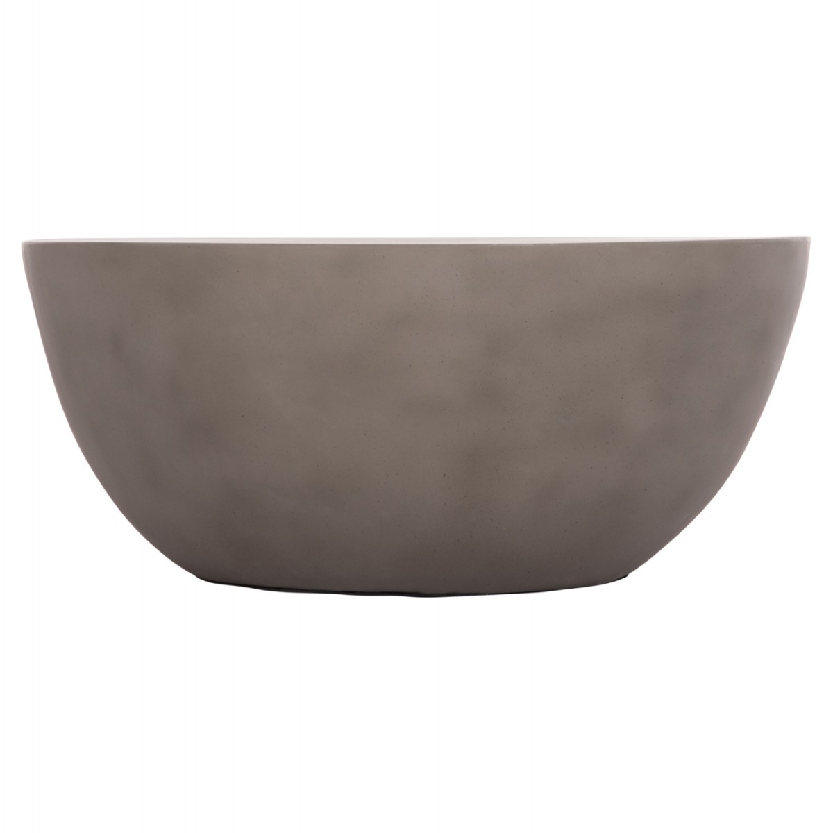 ΤΡΑΠΕΖΙ ΣΑΛΟΝΙΟΥ ΣΤΡΟΓΓΥΛΟ ALLAN HM18162.03 FIBER CEMENT ΣΕ ΓΚΡΙ--Φ92x49Υεκ.