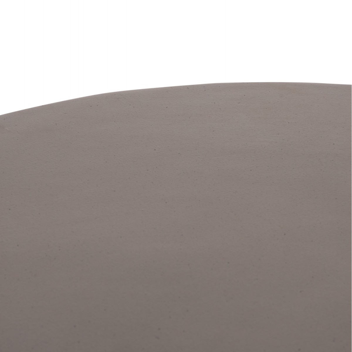 ΤΡΑΠΕΖΙ ΣΑΛΟΝΙΟΥ ΣΤΡΟΓΓΥΛΟ ALLAN HM18162.03 FIBER CEMENT ΣΕ ΓΚΡΙ--Φ92x49Υεκ.