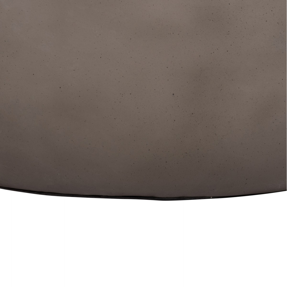 ΤΡΑΠΕΖΙ ΣΑΛΟΝΙΟΥ ΣΤΡΟΓΓΥΛΟ ALLAN HM18162.03 FIBER CEMENT ΣΕ ΓΚΡΙ--Φ92x49Υεκ.