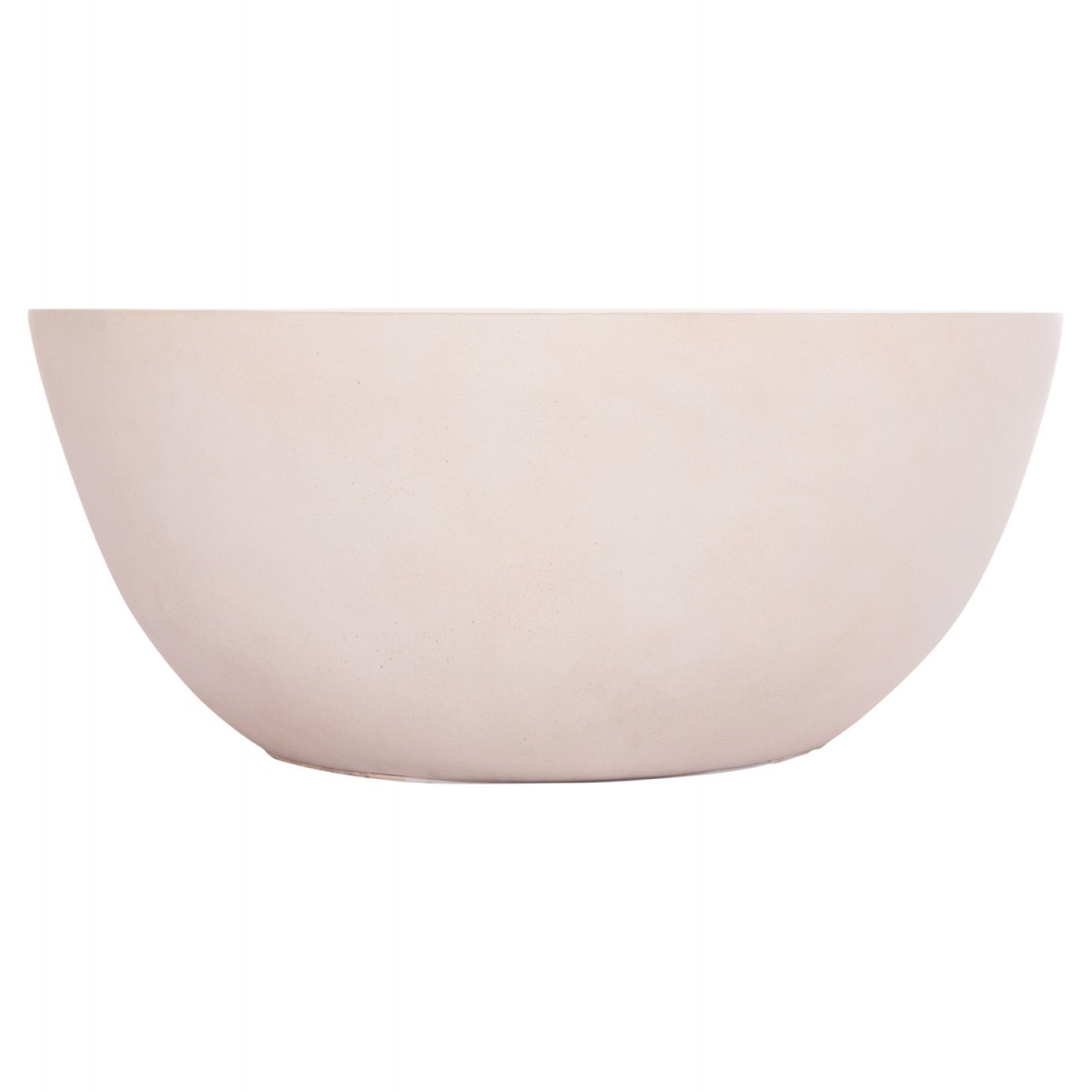 ΤΡΑΠΕΖΙ ΣΑΛΟΝΙΟΥ ΣΤΡΟΓΓΥΛΟ ALLAN HM18162.02 FIBER CEMENT ΣΕ ΑΝΟΙΧΤΟ ΜΠΕΖ--Φ92x49Υεκ.