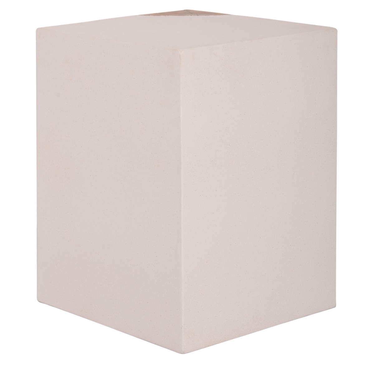 ΒΟΗΘΗΤΙΚΟ ΤΡΑΠΕΖΙ LEIA HM18163.02 FIBER CEMENT ΛΕΥΚΟ-ΞΥΛΟ TEAK 32.5x32.5x46Υεκ.