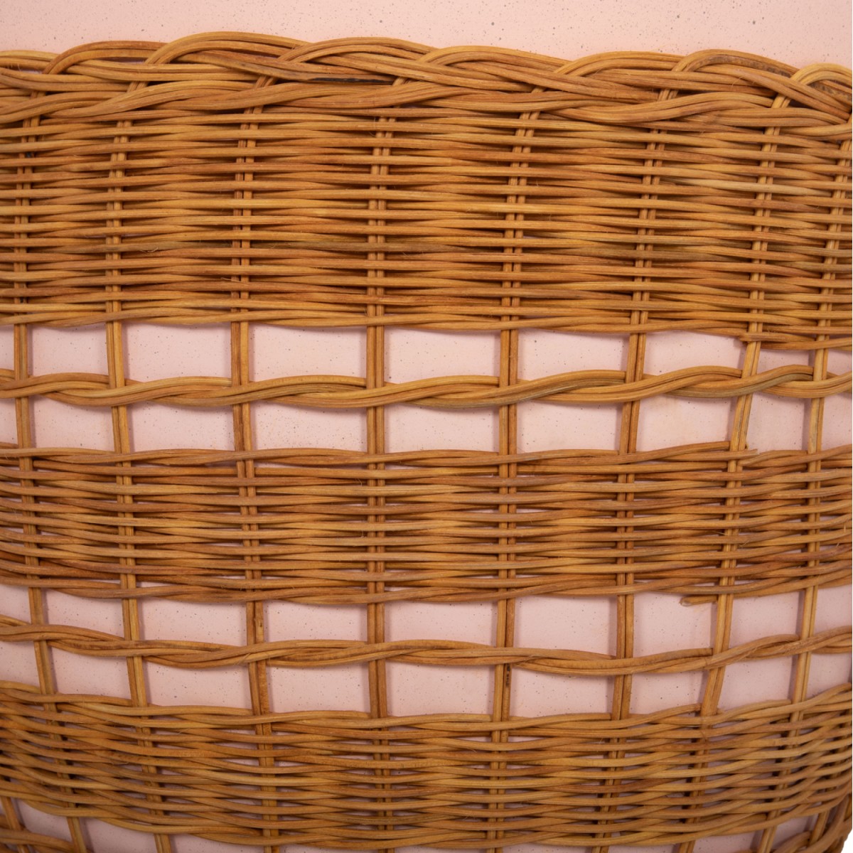 ΒΟΗΘΗΤΙΚΟ ΤΡΑΠΕΖΙ VILHENA HM18166 FIBER CEMENT ΡΟΖ-RATTAN ΦΥΣΙΚΟ Φ44.5x45Υεκ.