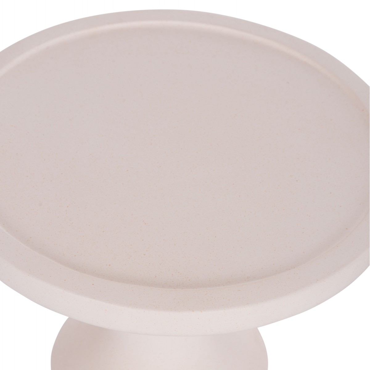 ΒΟΗΘΗΤΙΚΟ ΤΡΑΠΕΖΙ TRED(T) HM18169.02 FIBER CEMENT ΛΕΥΚΟ-ΦΥΣΙΚΟ RATTAN--Φ40x61Υεκ.