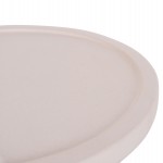 ΒΟΗΘΗΤΙΚΟ ΤΡΑΠΕΖΙ TRED(T) HM18169.02 FIBER CEMENT ΛΕΥΚΟ-ΦΥΣΙΚΟ RATTAN--Φ40x61Υεκ.