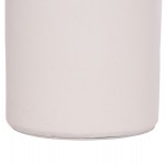 ΒΟΗΘΗΤΙΚΟ ΤΡΑΠΕΖΙ TRED(T) HM18169.02 FIBER CEMENT ΛΕΥΚΟ-ΦΥΣΙΚΟ RATTAN--Φ40x61Υεκ.