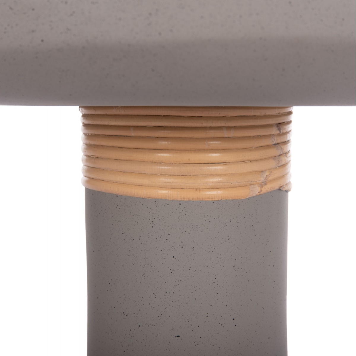 ΒΟΗΘΗΤΙΚΟ ΤΡΑΠΕΖΙ TRED(T) HM18169.03 FIBER CEMENT ΓΚΡΙ-ΦΥΣΙΚΟ RATTAN--Φ40x61Υεκ.