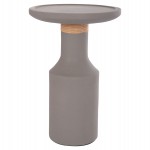 ΒΟΗΘΗΤΙΚΟ ΤΡΑΠΕΖΙ TRED(T) HM18169.03 FIBER CEMENT ΓΚΡΙ-ΦΥΣΙΚΟ RATTAN--Φ40x61Υεκ.