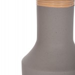 ΒΟΗΘΗΤΙΚΟ ΤΡΑΠΕΖΙ TRED(T) HM18169.03 FIBER CEMENT ΓΚΡΙ-ΦΥΣΙΚΟ RATTAN--Φ40x61Υεκ.