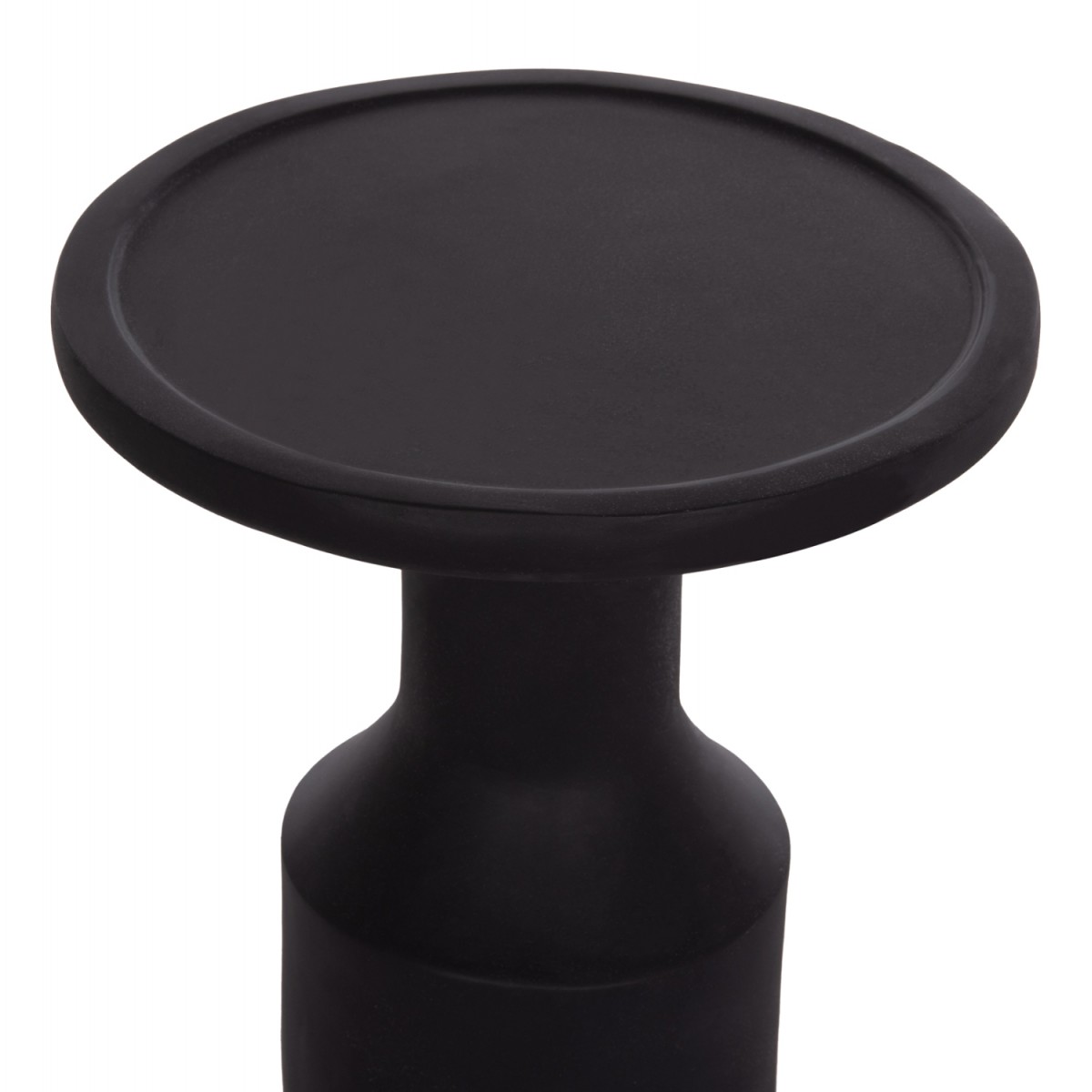 ΒΟΗΘΗΤΙΚΟ ΤΡΑΠΕΖΙ TRED(T) HM18169.01 FIBER CEMENT ΜΑΥΡΟ-ΦΥΣΙΚΟ RATTAN--Φ40x61Υεκ.