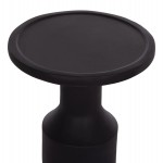 ΒΟΗΘΗΤΙΚΟ ΤΡΑΠΕΖΙ TRED(T) HM18169.01 FIBER CEMENT ΜΑΥΡΟ-ΦΥΣΙΚΟ RATTAN--Φ40x61Υεκ.