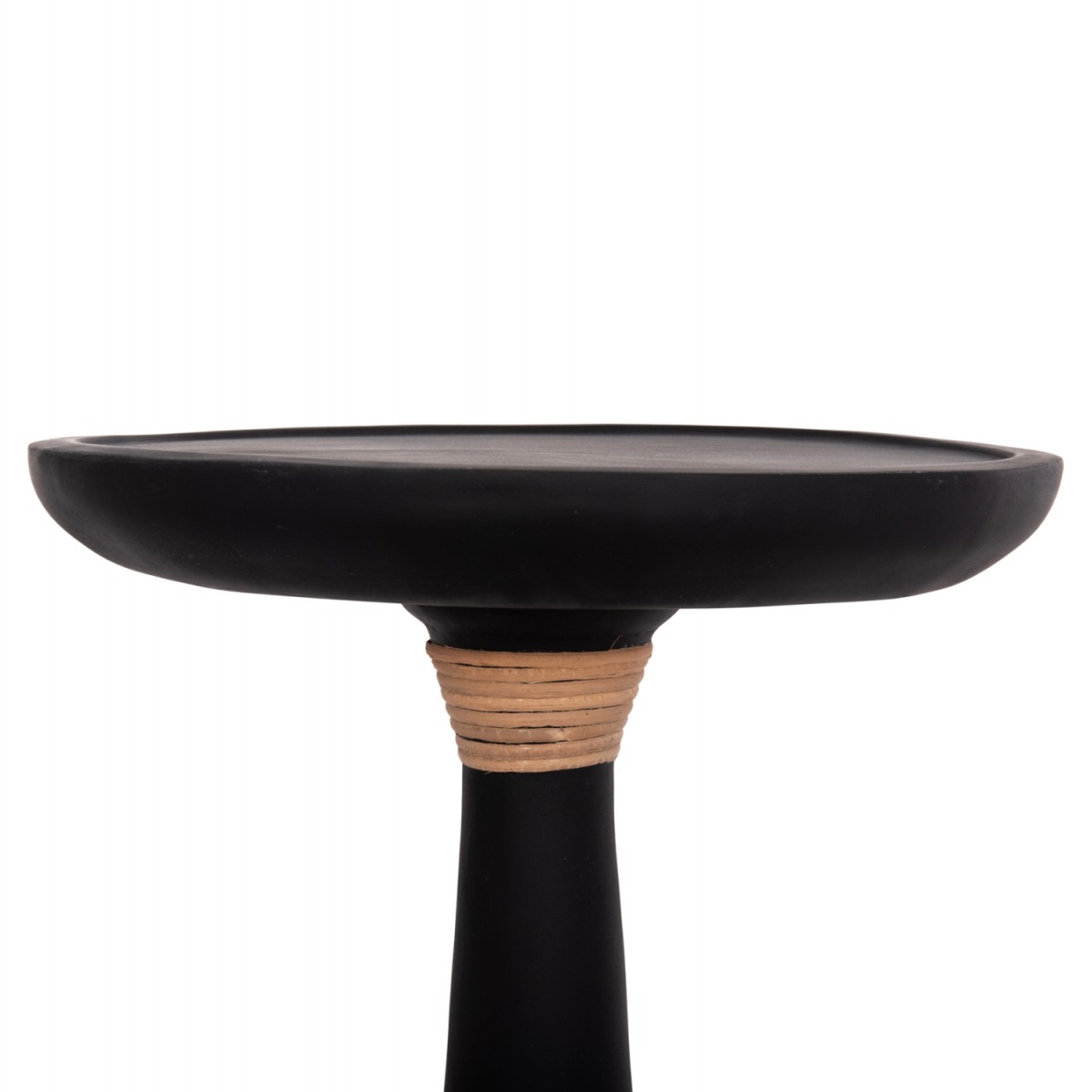 ΒΟΗΘΗΤΙΚΟ ΤΡΑΠΕΖΙ ΓΙΑ ΛΑΜΠΑΤΕΡ TORG HM18170.01 FIBER CEMENT ΜΑΥΡΟ Φ41x62Υεκ.