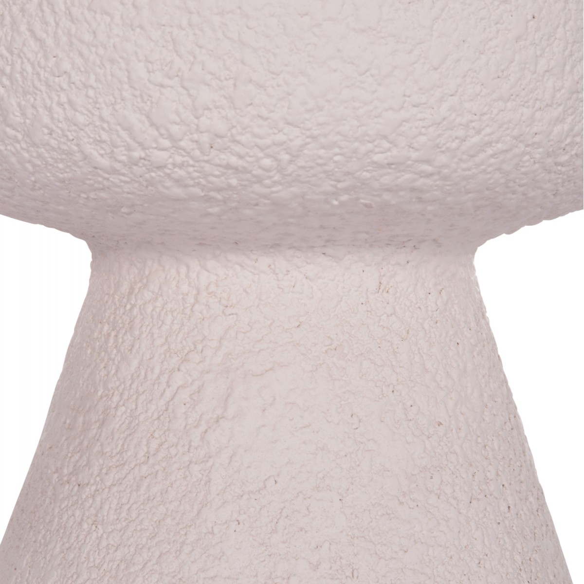 ΣΚΑΜΠΟ ΣΤΡΟΓΓΥΛΟ INTERON HM18171.02 FIBER CEMENT ΣΕ ΛΕΥΚΟ--Φ34x39Υεκ.