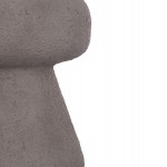 ΣΚΑΜΠΟ ΣΤΡΟΓΓΥΛΟ INTERON HM18171.03 FIBER CEMENT ΣΕ ΓΚΡΙ--Φ34x39Υεκ.