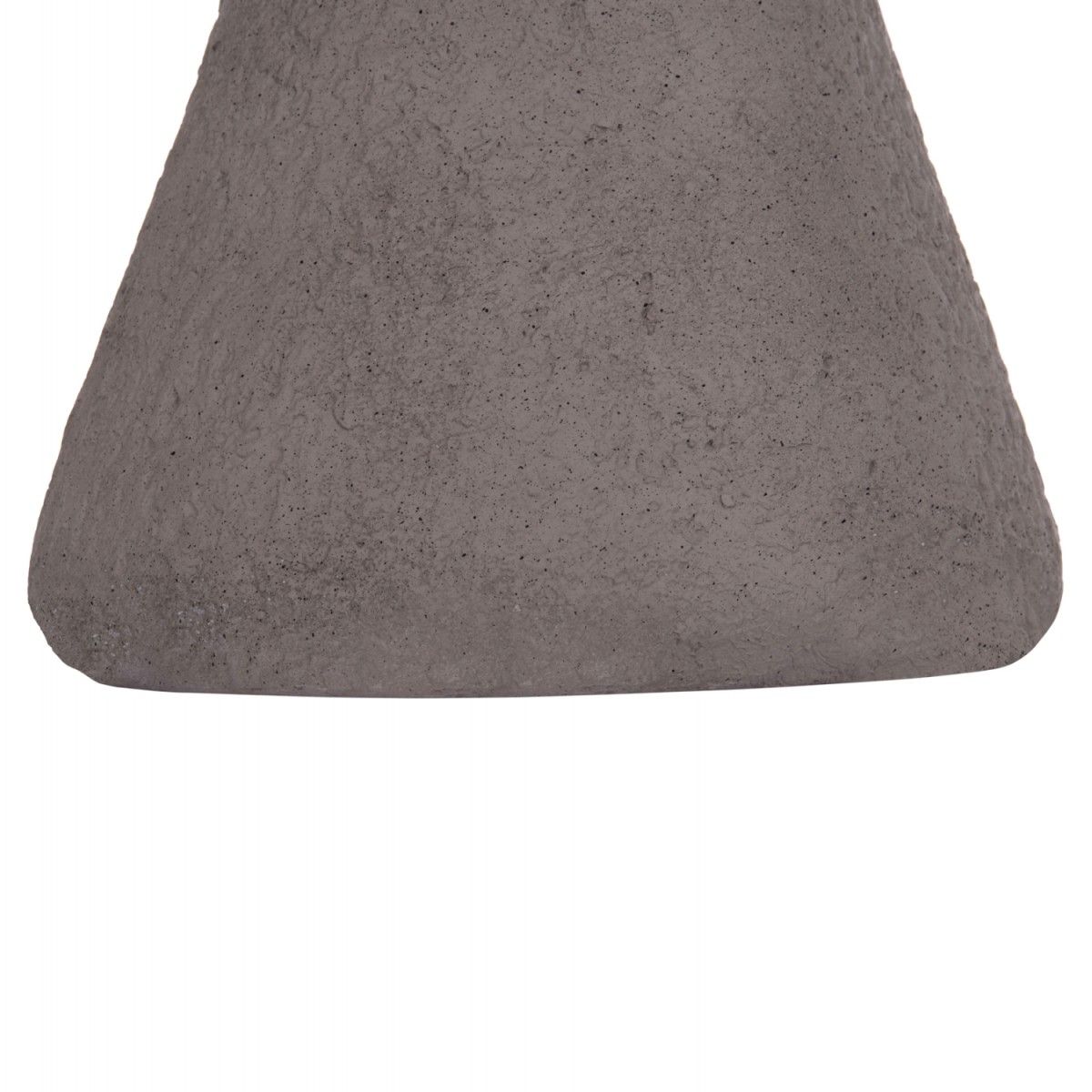 ΣΚΑΜΠΟ ΣΤΡΟΓΓΥΛΟ INTERON HM18171.03 FIBER CEMENT ΣΕ ΓΚΡΙ--Φ34x39Υεκ.