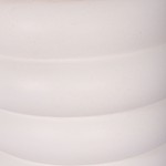 ΣΚΑΜΠΟ PUFFAT HM18172.02 FIBER CEMENT ΛΕΥΚΟ- ΞΥΛΟ TEAK TOP Φ45x46Υεκ.