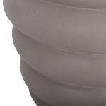 ΣΚΑΜΠΟ PUFFAT HM18172.03 FIBER CEMENT ΓΚΡΙ- ΞΥΛΟ TEAK TOP Φ45x46Υεκ.