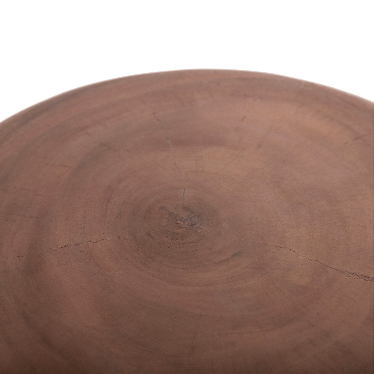 ΣΚΑΜΠΟ PUFFAT HM18172.03 FIBER CEMENT ΓΚΡΙ- ΞΥΛΟ TEAK TOP Φ45x46Υεκ.