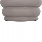 ΣΚΑΜΠΟ PUFFAT HM18172.03 FIBER CEMENT ΓΚΡΙ- ΞΥΛΟ TEAK TOP Φ45x46Υεκ.