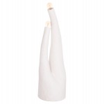 ΔΙΑΚΟΣΜΗΤΙΚΟ ΦΩΤΙΣΤΙΚΟ ΔΑΠΕΔΟΥ TUSKEN HM4702.02 FIBER CEMENT-ΛΕΥΚΟ 50x43x145Υεκ