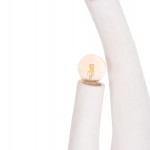 ΔΙΑΚΟΣΜΗΤΙΚΟ ΦΩΤΙΣΤΙΚΟ ΔΑΠΕΔΟΥ TUSKEN HM4702.02 FIBER CEMENT-ΛΕΥΚΟ 50x43x145Υεκ