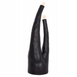 ΔΙΑΚΟΣΜΗΤΙΚΟ ΦΩΤΙΣΤΙΚΟ ΔΑΠΕΔΟΥ TUSKEN HM4702.01 FIBER CEMENT-ΜΑΥΡΟ 50x43x145Υεκ.