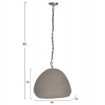 ΦΩΤΙΣΤΙΚΟ ΟΡΟΦΗΣ ΚΡΕΜΑΣΤΟ JAYLEN HM4703.03S FIBER CEMENT ΓΚΡΙ 44x39x30Υεκ.