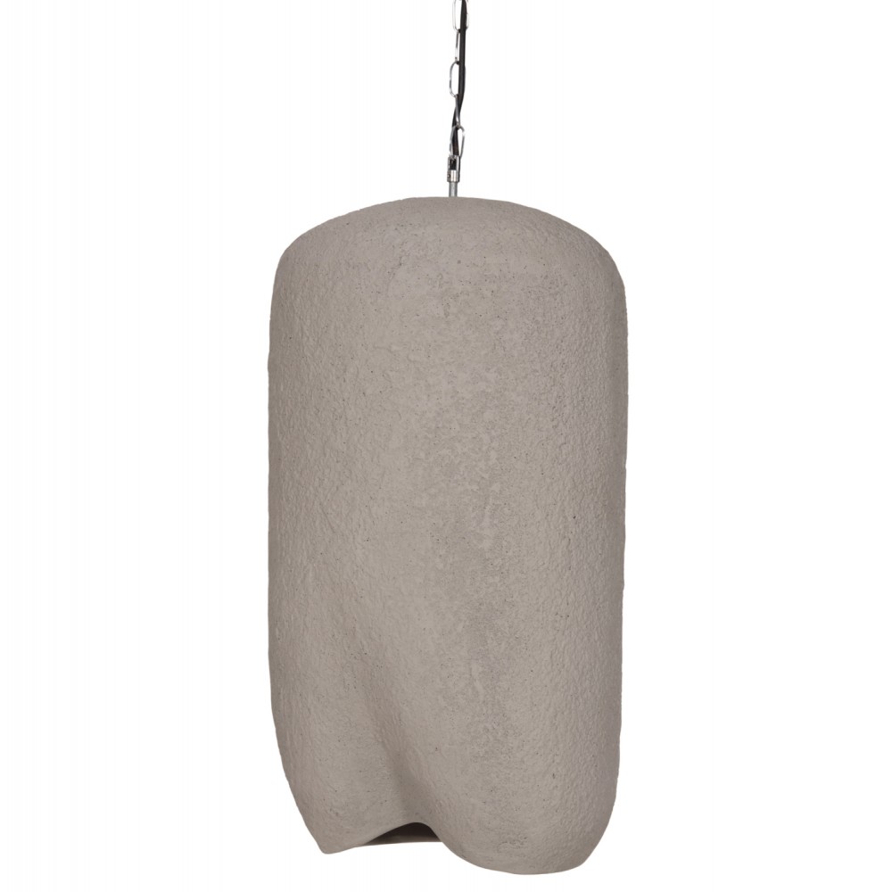 ΦΩΤΙΣΤΙΚΟ ΟΡΟΦΗΣ ΚΡΕΜΑΣΤΟ LOGKY HM4704.03L--FIBER CEMENT ΓΚΡΙ 35x35x67Υεκ