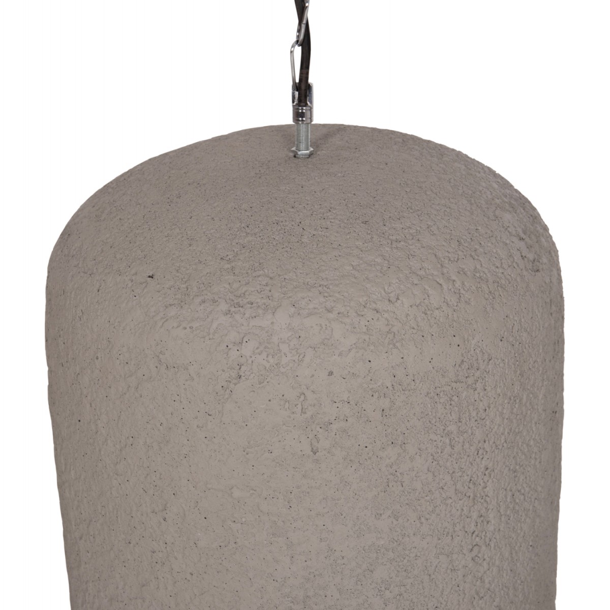 ΦΩΤΙΣΤΙΚΟ ΟΡΟΦΗΣ ΚΡΕΜΑΣΤΟ LOGKY HM4704.03L--FIBER CEMENT ΓΚΡΙ 35x35x67Υεκ