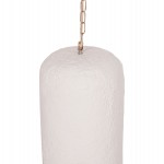 ΦΩΤΙΣΤΙΚΟ ΟΡΟΦΗΣ ΚΡΕΜΑΣΤΟ LOGKY HM4704.02S--FIBER CEMENT ΛΕΥΚΟ Φ24x47Υεκ