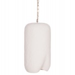 ΦΩΤΙΣΤΙΚΟ ΟΡΟΦΗΣ ΚΡΕΜΑΣΤΟ LOGKY HM4704.02S--FIBER CEMENT ΛΕΥΚΟ Φ24x47Υεκ