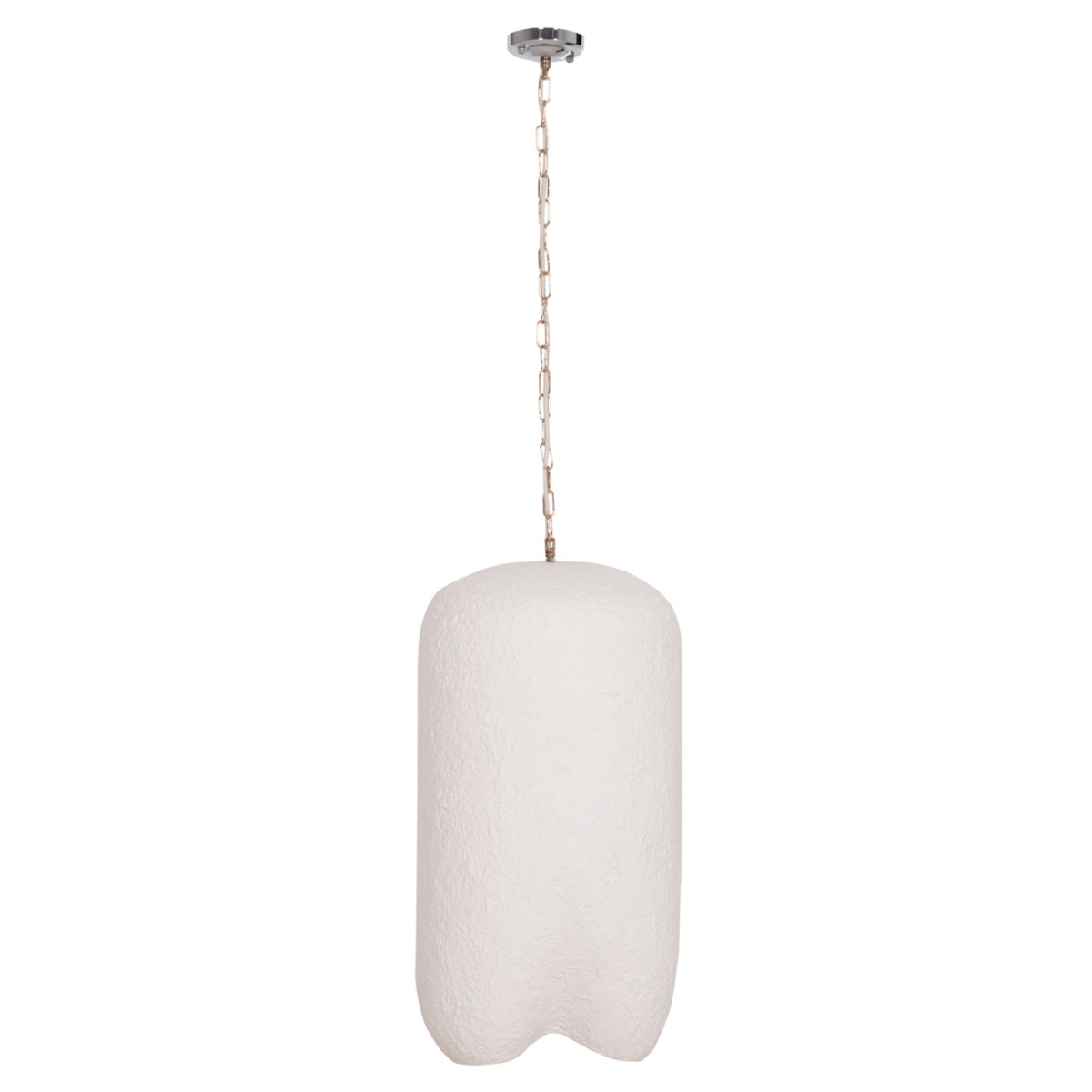 ΦΩΤΙΣΤΙΚΟ ΟΡΟΦΗΣ ΚΡΕΜΑΣΤΟ LOGKY HM4704.02L--FIBER CEMENT ΛΕΥΚΟ 35x35x67Υεκ