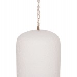 ΦΩΤΙΣΤΙΚΟ ΟΡΟΦΗΣ ΚΡΕΜΑΣΤΟ LOGKY HM4704.02L--FIBER CEMENT ΛΕΥΚΟ 35x35x67Υεκ