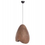 ΦΩΤΙΣΤΙΚΟ ΟΡΟΦΗΣ ΜΕ ΟΨΗ ΠΕΤΡΑΣ STONER (S) HM4417 ΣΚΟΥΡΟ ΜΠΕΖ 35x27x40Υεκ.