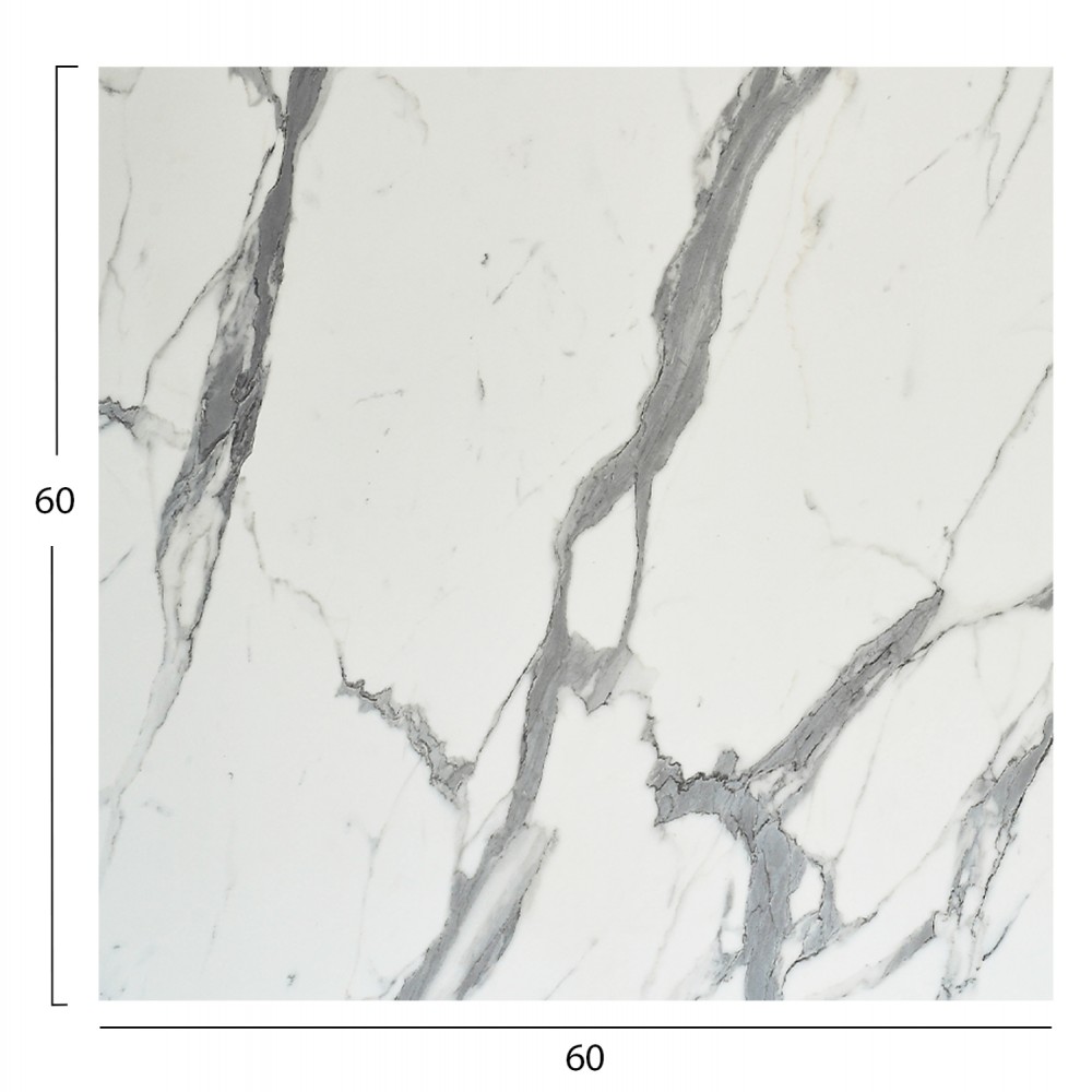 ΕΠΙΦΑΝΕΙΑ ΤΡΑΠΕΖΙΟΥ HPL ΤΕΤΡΑΓΩΝΗ HM5837.31 WHITE MARBLE 60x60εκ.