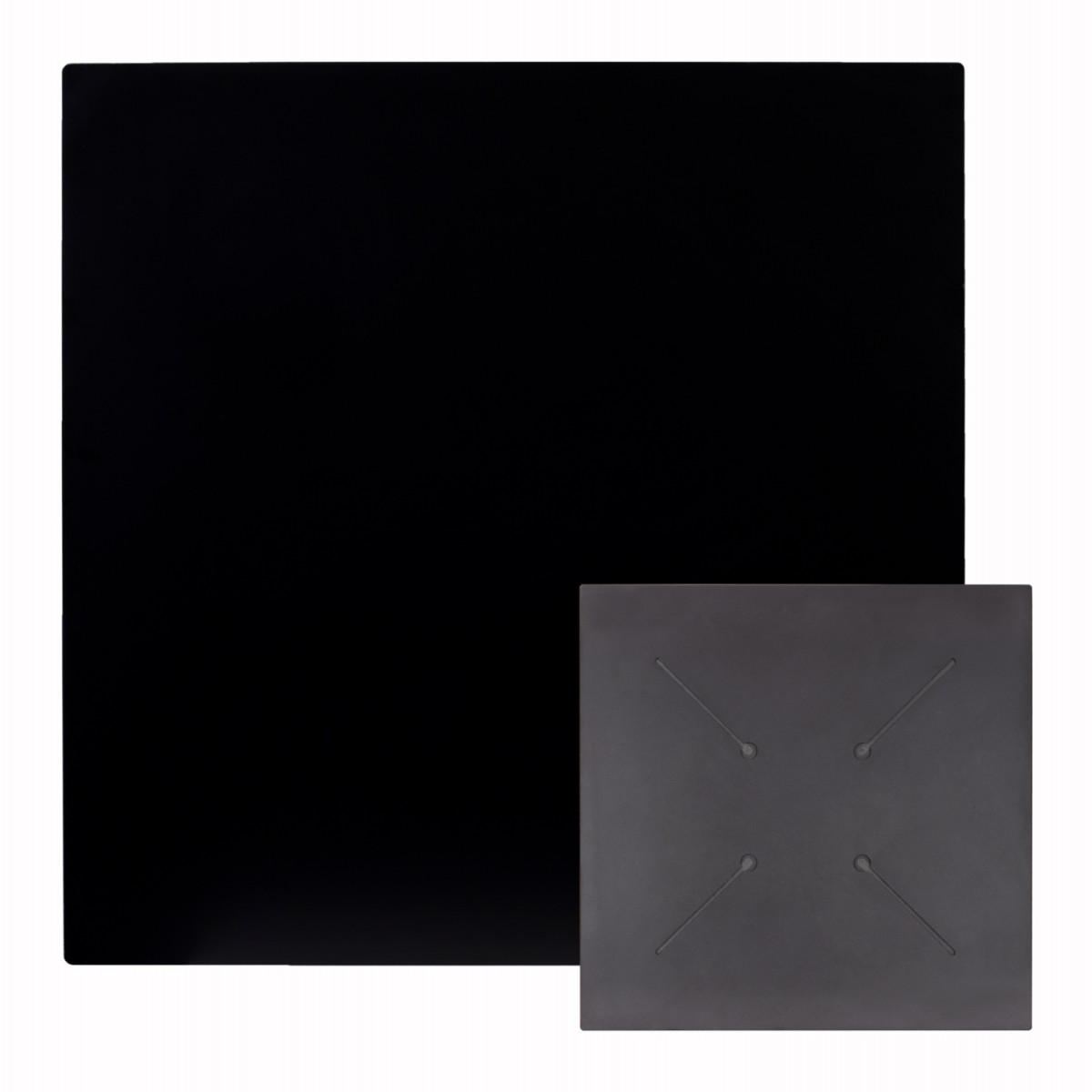 ΕΠΙΦΑΝΕΙΑ ΤΡΑΠΕΖΙΟΥ ΤΕΤΡΑΓΩΝΗ HPL HM5838.21 ΜΑΥΡΗ 70x70εκ