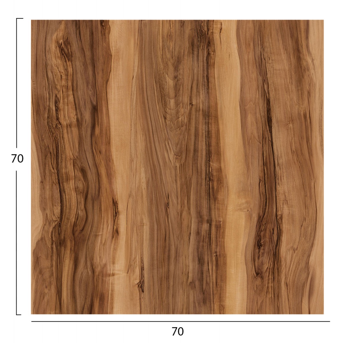 ΕΠΙΦΑΝΕΙΑ ΤΡΑΠΕΖΙΟΥ ΤΕΤΡΑΓΩΝΗ HPL HM5838.30 INDIAN SHEESHAM 70x70εκ