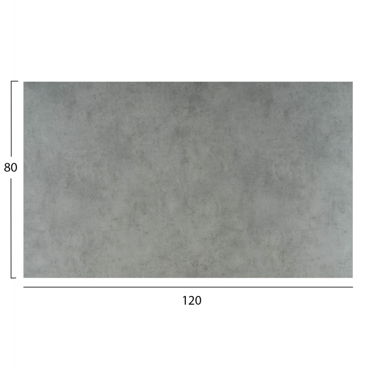 ΕΠΙΦΑΝΕΙΑ ΤΡΑΠΕΖΙΟΥ HPL ΟΡΘΟΓΩΝΙΑ HM5840.32 CEMENT 120x80εκ.