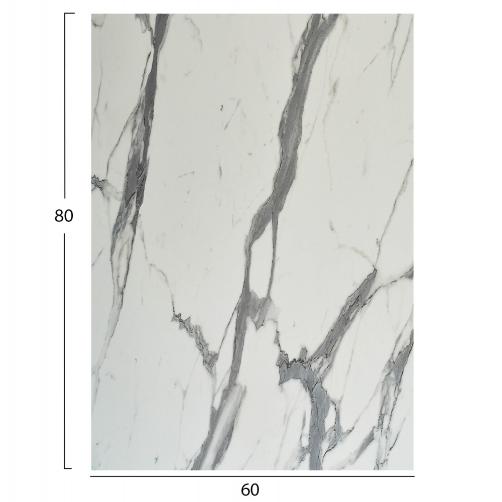 ΕΠΙΦΑΝΕΙΑ ΤΡΑΠΕΖΙΟΥ HPL ΟΡΘΟΓΩΝΙΑ HM6350.31 ΛΕΥΚΟ ΜΑΡΜΑΡΟ 60x80εκ.