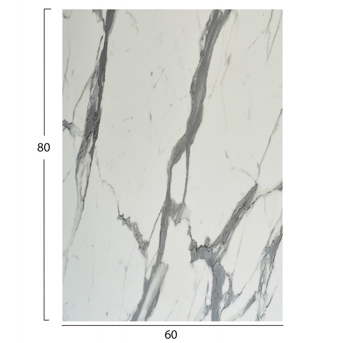 ΕΠΙΦΑΝΕΙΑ ΤΡΑΠΕΖΙΟΥ HPL ΟΡΘΟΓΩΝΙΑ HM6350.31 ΛΕΥΚΟ ΜΑΡΜΑΡΟ 60x80εκ.