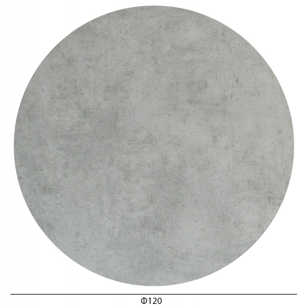 ΕΠΙΦΑΝΕΙΑ ΤΡΑΠΕΖΙΟΥ HPL ΣΤΡΟΓΓΥΛΗ HM6351.32 CEMENT Φ120εκ.