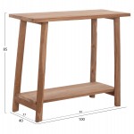 ΚΟΝΣΟΛΑ TALIBER HM18257 ΞΥΛΟ TEAK ΣΕ ΦΥΣΙΚΟ ΧΡΩΜΑ 100x40x85Υεκ.