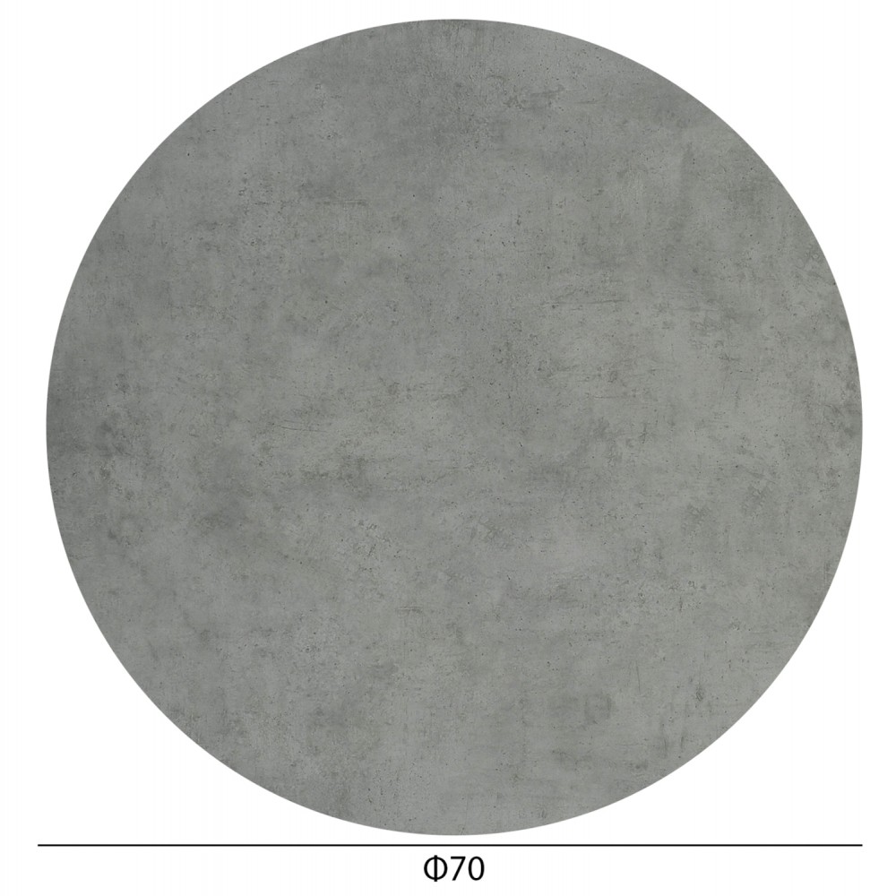 ΕΠΙΦΑΝΕΙΑ ΤΡΑΠΕΖΙΟΥ HPL ΣΤΡΟΓΓΥΛΗ HM5842.32 CEMENT Φ70εκ.