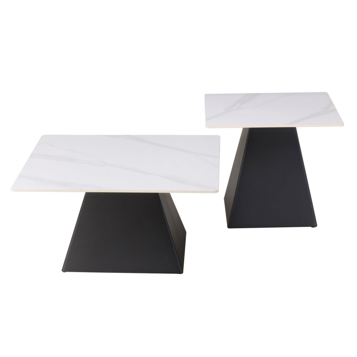 ΤΡΑΠΕΖΙΑ ΣΑΛΟΝΙΟΥ QUBER HM18260.01 ΚΕΡΑΜΙΚΑ TOP ΟΨΗ ΛΕΥΚΟ ΜΑΡΜΑΡΟ-ΤΕΤΡΑΓΩΝΑ