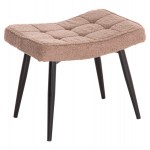 ΠΟΛΥΘΡΟΝΑ ΜΠΕΡΖΕΡΑ CRAWLEY ΜΕ ΥΠΟΠΟΔΙΟ HM8918.26 ΥΦΑΣΜΑ ΜΠΟΥΚΛΕ ΚΑΦΕ 69x73x96Yεκ.