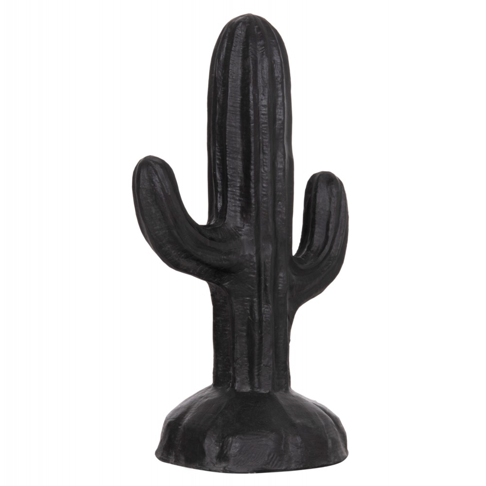 ΔΙΑΚΟΣΜΗΤΙΚΟΣ ΚΑΚΤΟΣ ΔΑΠΕΔΟΥ CACTUS HM4386.01S ΓΥΨΟΣ ΣΕ ΜΑΥΡΟ 42x30x74Υεκ.