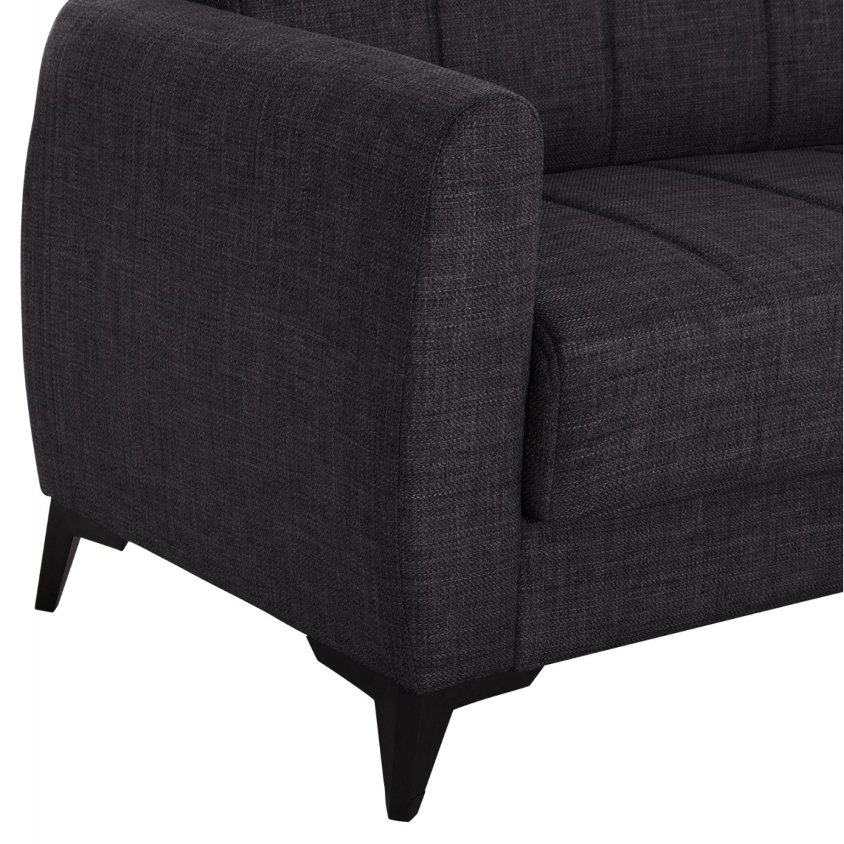 ΚΑΝΑΠΕΣ ΚΡΕΒΑΤΙ ΜΕ ΑΠΟΘ.ΧΩΡΟ TΡΙΘΕΣΙΟΣ NIKKO HM3292.01 ΓΚΡΙ ΥΦΑΣΜΑ 209x76x83Υεκ.