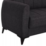 ΚΑΝΑΠΕΣ ΚΡΕΒΑΤΙ ΜΕ ΑΠΟΘ.ΧΩΡΟ TΡΙΘΕΣΙΟΣ NIKKO HM3292.01 ΓΚΡΙ ΥΦΑΣΜΑ 209x76x83Υεκ.